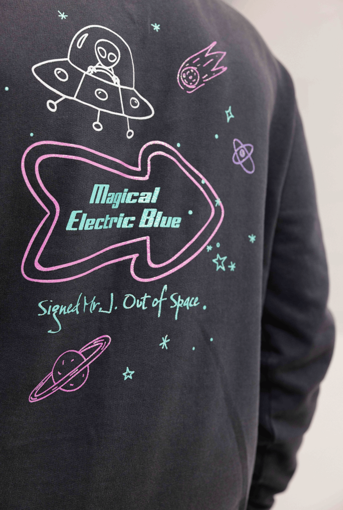 Grey Glitter Sweater