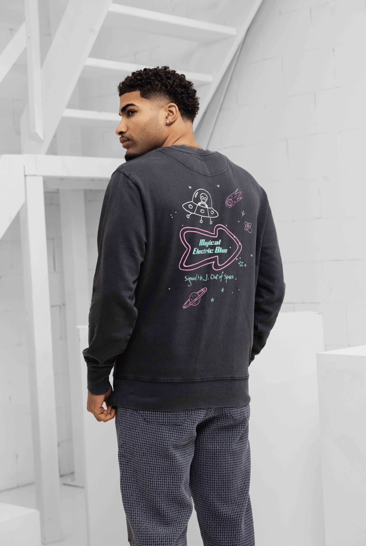 Grey Glitter Sweater