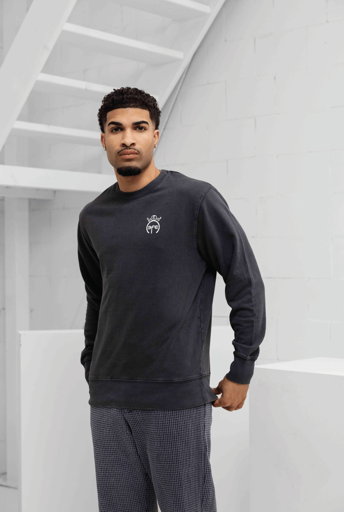 Grey Glitter Sweater