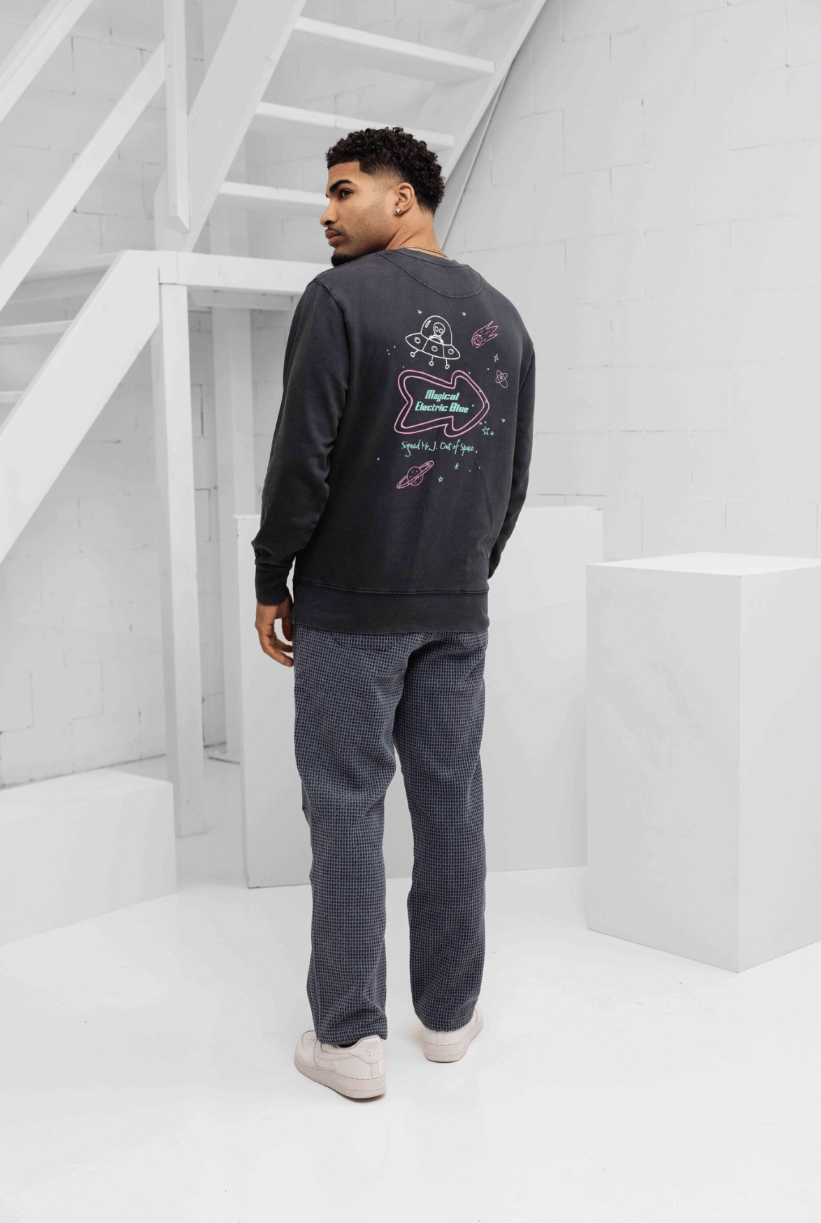 Grey Glitter Sweater